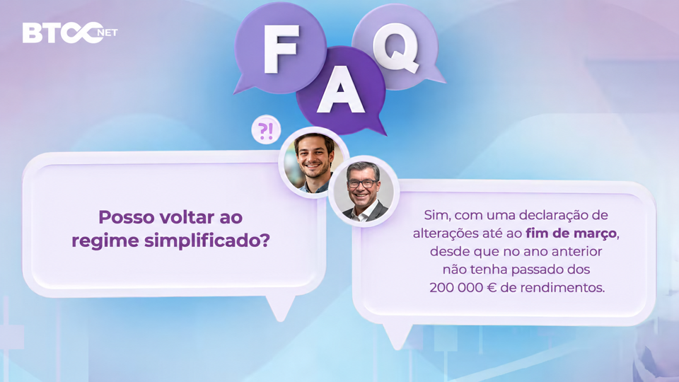 Pergunta frequente: posso voltar ao regime simplificado?